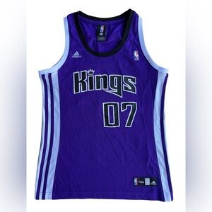 Adidas x NBA 4Her Kings #07 Purple Basketball Jersey Sz M Gambrell Athletic Top